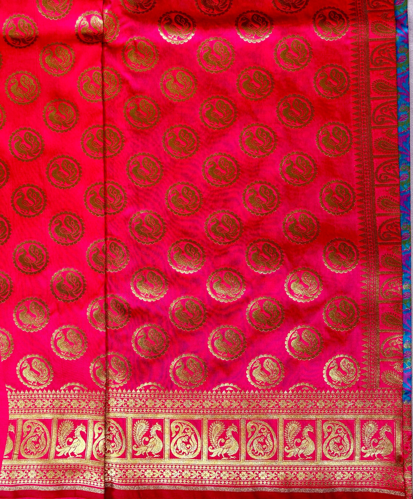 Silk Banarasi Traditional Meenakari Saree