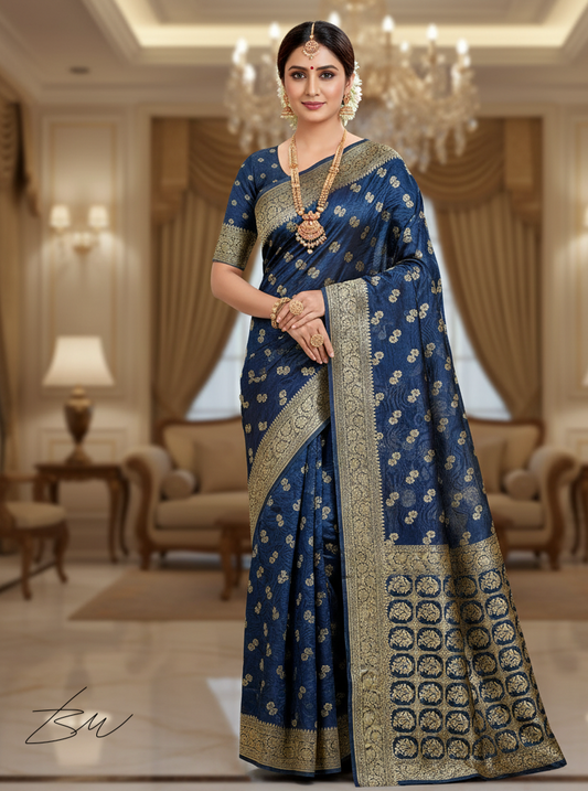 Silk Banarasi Floral